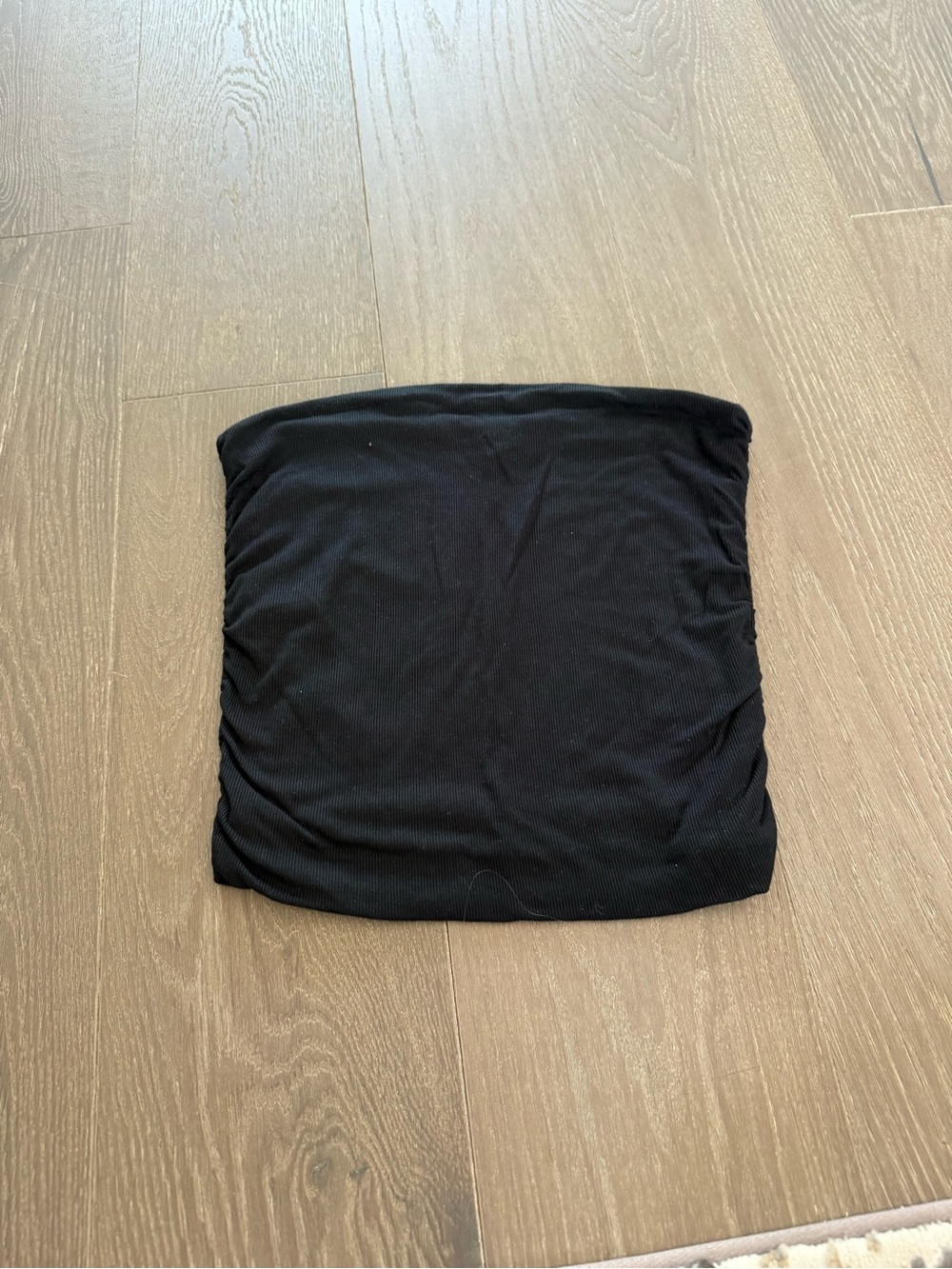Cotton On Black Ribbed Tube Top
